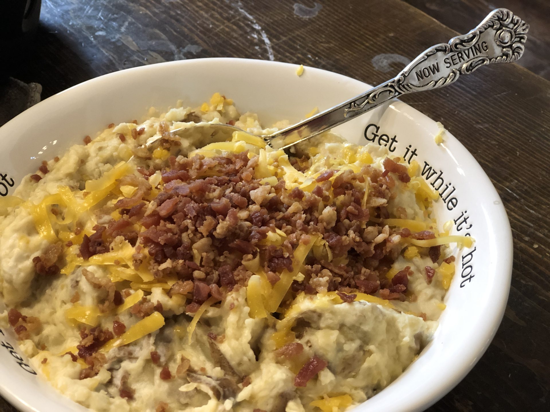 Instant Pot Meatloaf and Loaded Smashed Potatoes from Farmwife Feeds, an easy full meal in one pot. #meatloat #instantpot #potatoes