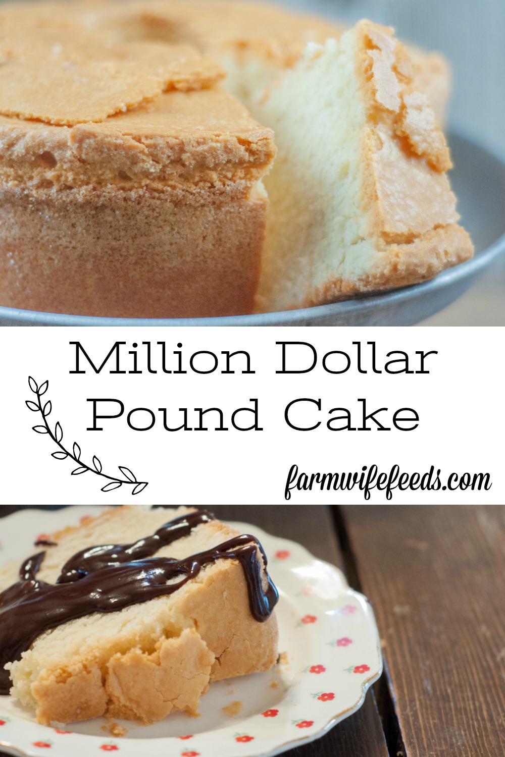 Million Dollar Pound Cake from Farmwife Feeds is a Gooseberry Patch recipe that will have people begging for more. #cake #poundcake #recipe #dessert