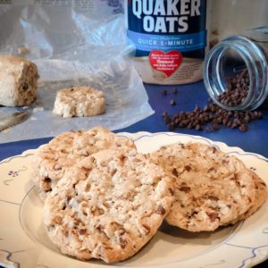 Oatmeal Ice Box Cookies from Farmwife Feeds are a great cookie dough to have on hand when you are craving a warm cookie. #oatmeal #cookie #recipe