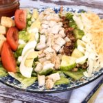 Turkey Chef Salad from Farmwife Feeds is a great use of leftover turkey for an easy healthy meal. #turkey #recipe #salad