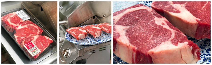 Steakhouse Grilled Steaks at Home from Farmwife Feeds, a great perfectly grilled steak right at home. #steak #grill