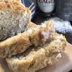 2 Ingredient Beer Bread from Farmwife Feeds, literally 2 ingredients for a delicious homemade bread. #beer #bread #homemade