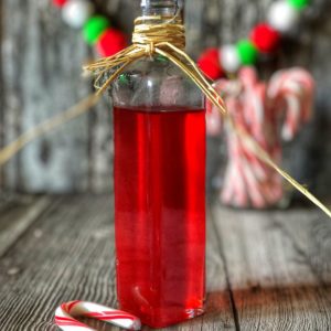 Super Simple Peppermint Syrup from Farmwife Feeds is easy to make and is the perfect flavoring for drinks during the holidays. #simplesyrup #Peppermint #candycanes