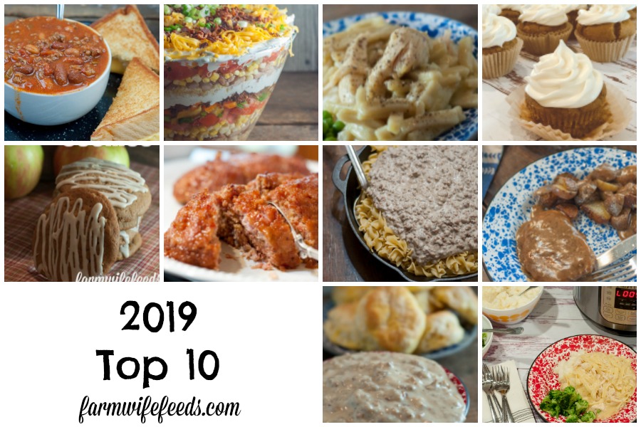 The 2019 Top 10 Recipes from Farmwife Feeds!