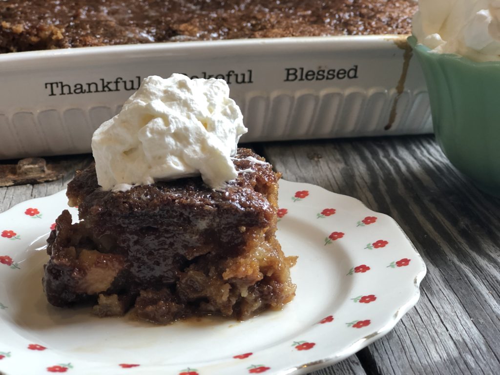 Old Fashioned Fruit Cocktail Cake from Farmwife Feeds is a simple homemade cake using pantry ingredients and a can of fruit cocktail to make a delicious sweet cake. #cake #fruitcocktail #homemade