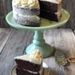 Chocolate Mix Bakery Cake from Farmwife Feeds easily takes a box mix to the next level just as fast as the directions on the box. #cake #boxmix #bakery #recipe #homemade