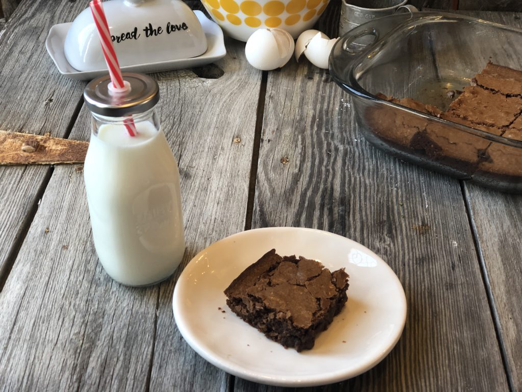 Classic One Bowl Brownies from Farmwife Feeds using pantry ingredients and refrigerator staples that are easy to make. #brownies #recipe #chocolate