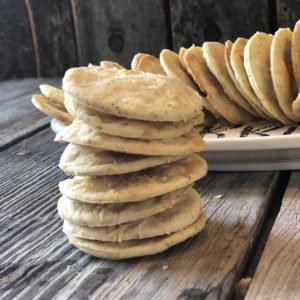 Parmesan Dill Homemade Crackers from Farmwife Feeds are a special salty treat full of dill and parmesan flavor for special occasions. #crackers #parmesan #dillweed