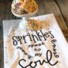 Princess Shortbread Cookies from Farmwife Feeds is a classic shortbread cookie full of sprinkles and a light lemon fresh flavor. #cookie #shortbread #sprinkles #princessflavoring