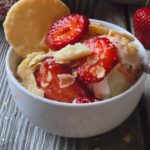 Strawberries and Pie Crust Cookies from Farmwife Feeds are a classic summer treat you eat with ice cream that everyone will love. #strawberries #strawberry #summertreat #icecream