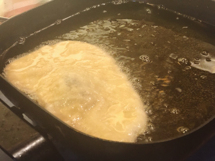 County Fair Beaver Tails from Farmwife Feeds is a cinnamon sugar coated deep fried classic you can enjoy at home. #fairfood #beavertail #friedpastry