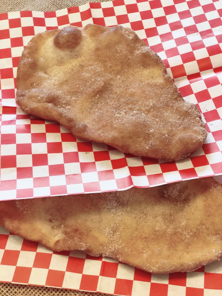 County Fair Beaver Tails from Farmwife Feeds is a cinnamon sugar coated deep fried classic you can enjoy at home. #fairfood #beavertail #friedpastry