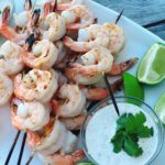 Lime Grilled Shrimp with Creamy Dipping Sauce