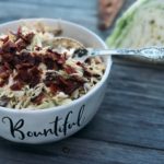 Smoky Bacon Slaw from Farmwife Feeds cabbage with smoky seasonings and crumbled bacon for the win. #slaw #cabbage #bacon