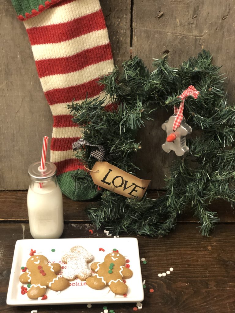 Gingerbread Cut-Out Cookies from Farmwife Feeds is a holiday classic cookie with just the right amount of spice and holds it shape while baking. #gingerbread #cookie #holidaycookie