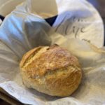 Crusty No Knead Dutch Oven Bread from Farmwife Feeds is a simple 4 ingredient recipe for fresh homemade artisan bread. #homemade #dutchoven #bread #artisan