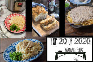 The Top 20 Recipes of 2020 from Farmwife Feeds