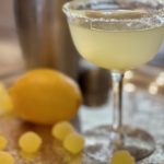 Lemon Drop Martini from Farmwife Feeds is a sweet tart decadent cocktail that's super easy to make at home. #martini #lemon #vodka #cocktail