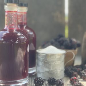 Easy Seedless Blackberry Syrup from Farmwife Feeds. 4 ingredients and less than 30 minutes will bring the fresh taste of summer to your table for breakfast or dessert. #blackberry #blackberries #syrup