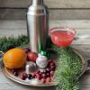 Cranberry Christmas Martini from Farmwife Feeds, 3 ingredients in a 1:1:1 ratio that is perfect for one cocktail a double or make in a punch bowl for that holiday party. #christmasdrinks #cranberry #party #martini