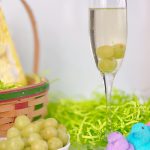 Easter Morning Mimosas from Farmwife Feeds, some sparkling white grape juice and your favorite champagne, prosecco or sparkling wine for a refreshing cocktail. #mimosa #cocktail #Easter